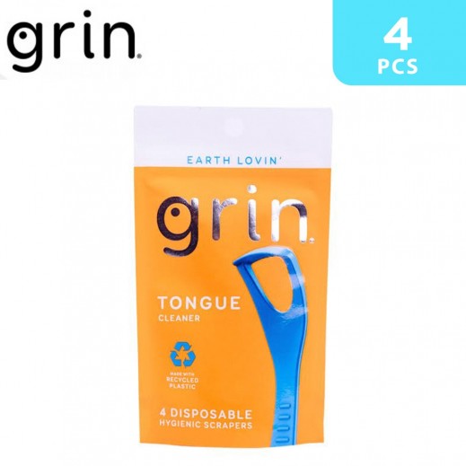 Grin Oral Care Tongue Scraper 4 Pieces