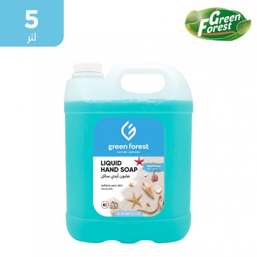 جرين فوريست - غسول اليدين بنسيم المحيط 5 لتر - يتم التوصيل بواسطة توصيل فاست