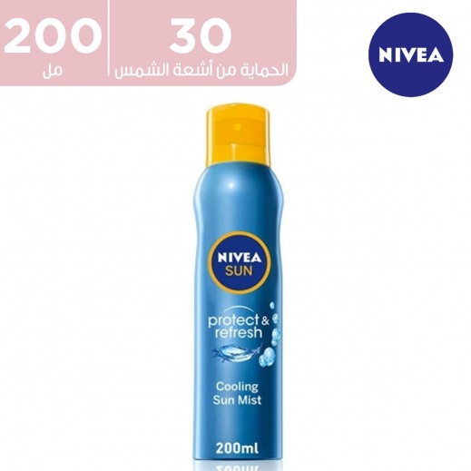 نيفيا - بخاخ اسبراي بروتكت آند ريفريش حماية SPF30 من الشمس 200 مل - يتم التوصيل بواسطة توصيل فاست