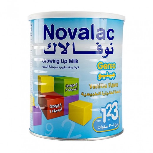 نوفالاك - حليب جينيو بالفانيليا المرحلة 3 (1-3 سنوات) 800 جم