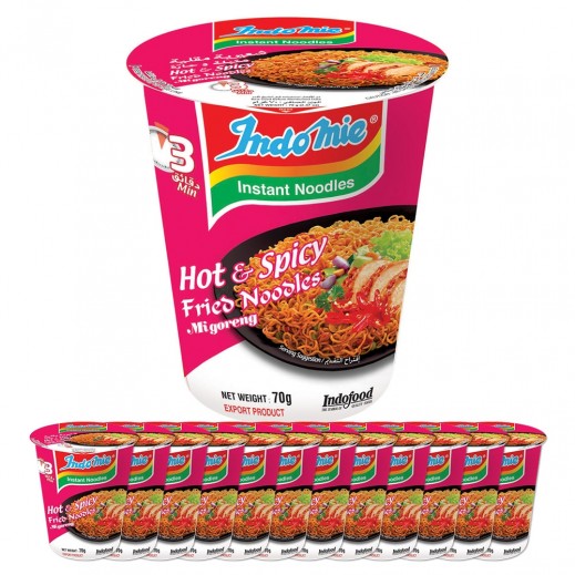 Indomie Hot & Spicy Cup 12×75 g