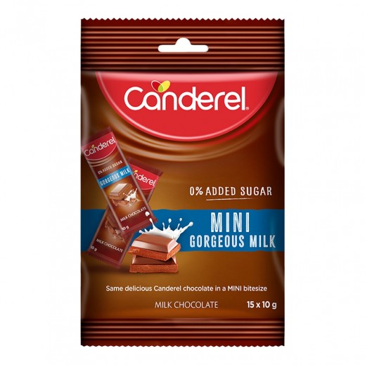 كاندريل لوح شوكولاتة صغيرة مميزة خالية من السكر المضاف 15×10 جم