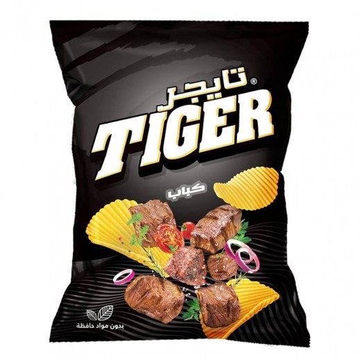 تايجر رقائق بطاطس بنكهة الكباب 40 جم 