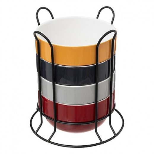 رف سيكريت دي جورميه مع 4 أوعية كولوراما - يتم التوصيل بواسطة Taw9eel within 1 working day 