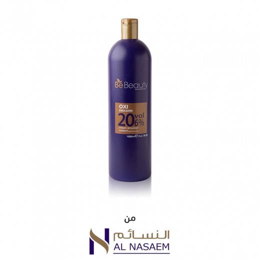 بي بيوتي - كريم أكسجين 20V (6%) لتفتيح الشعر 1000 مل - يتم التوصيل بواسطة  النسائم لمواد التجميل خلال ٢٤ ساعة