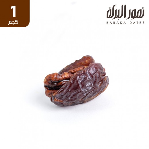 تمورالبركة مجدول ملكي مكرمل ملفوف 1 كجم - يتم التوصيل بواسطة تمور البركة