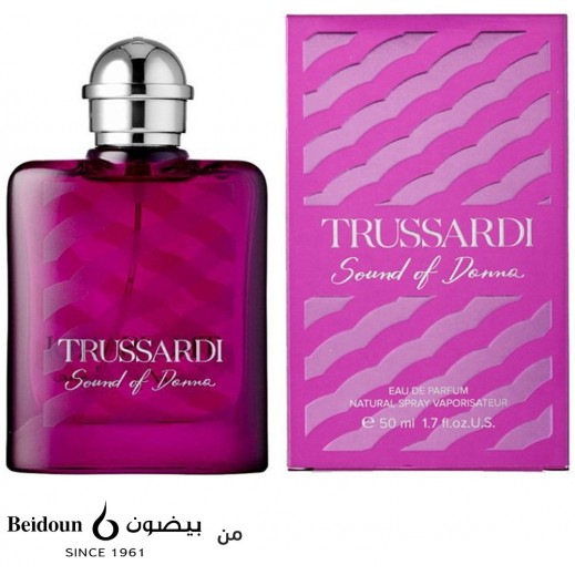 تروساردي - عطر ساوند اوف دونا EDP للنساء - 50 مل - يتم التوصيل بواسطة توصيل خلال 24 ساعة