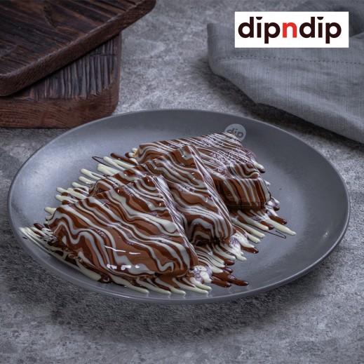 اشتري ديب ان ديب تريبل تشوكوليت وافل يتم التوصيل بواسطة Dip n Dip