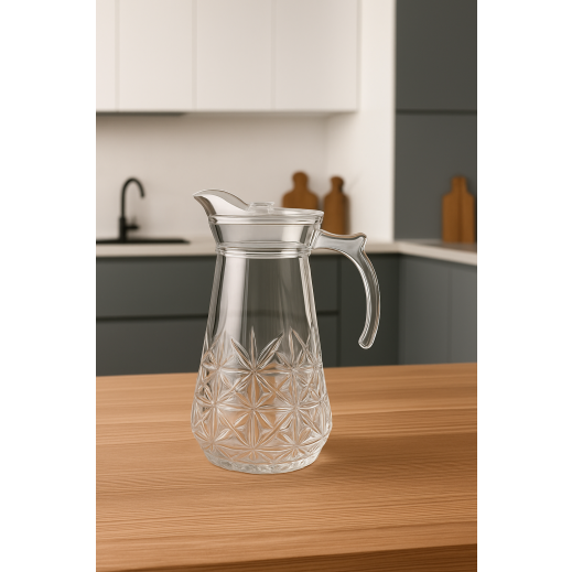 إبريق زجاجي سعة 1.5 لتر - يتم التوصيل بواسطة توصيل خلال 24 ساعة عمل