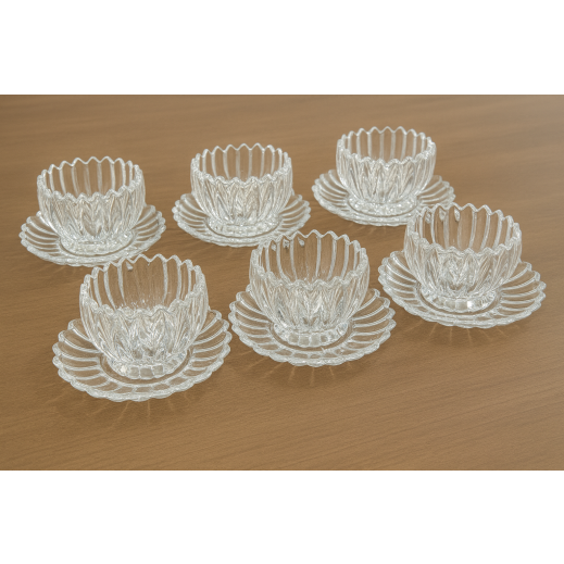 طقم تقديم مكسرات 12 قطعة - يتم التوصيل بواسطة توصيل خلال 24 ساعة عمل