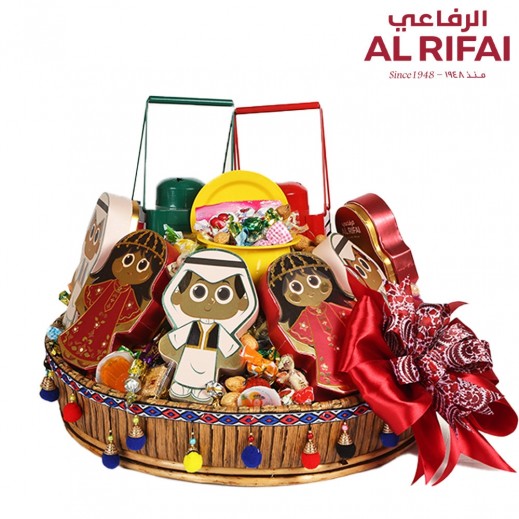 الرفاعي مجموعة هدايا بهيجة قرقيعان - يتم التوصيل بواسطة  الرفاعي للمكسرات خلال 6 ساعات عمل