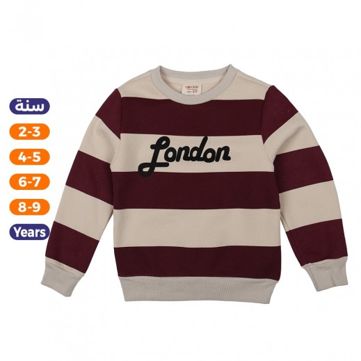 بلوفر ولادي من إن – بني   - يتم التوصيل بواسطة توصيل خلال 24 ساعة 