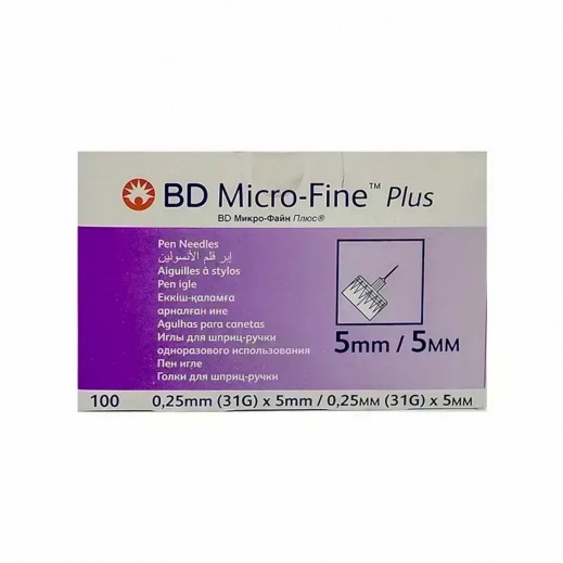 اشتري BD MicroFine Plus Pen Needles 31Gx5mm 100 Pcs يتم التوصيل