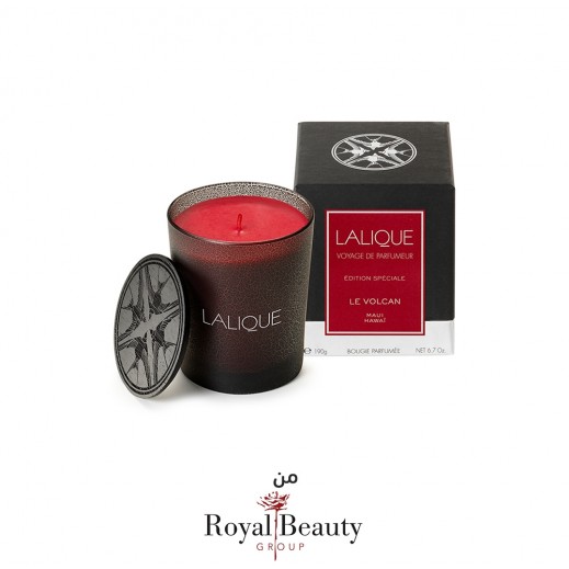 لاليك شمعة معطرة لو فولكان ماوي 190 جم  - يتم التوصيل بواسطة   رويال بيوتي جروب بعد العيد 