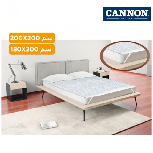 كانون لبادة علوية فاخرة للفرشة حشوة من الفوم والفايبر - يتم التوصيل بواسطة توصيل خلال 48 ساعة عمل