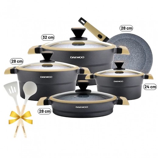 دايو - طقم أواني طهي من 11 حبة - يتم التوصيل بواسطة Umark