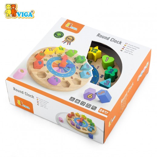 ڤيغا - ساعة بازل دائريّة (24+ شهر) - يتم التوصيل بواسطة   خلال 24 ساعة 