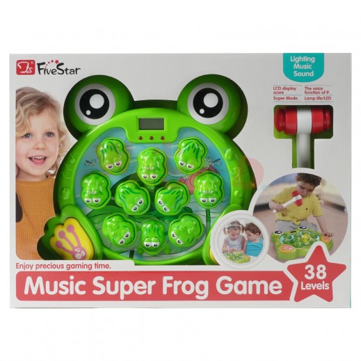 لعبة الضفدع الموسيقي الخارق 38 مستوى مناسبة للأطفال من سن 3 سنوات فما فوق - يتم التوصيل بواسطة   خلال 24 ساعة 