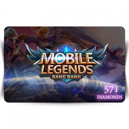 بطاقة فورية للعبة Mobile Legends بقيمة 571 ماسة - استلام عبر الواتس اب والايميل