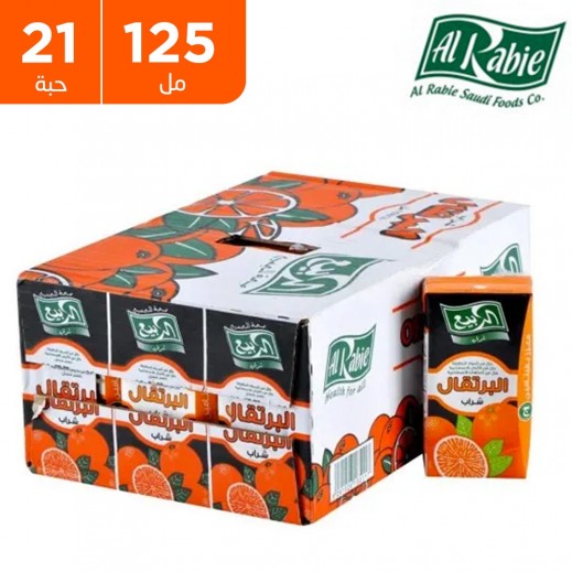 الربيع - شراب البرتقال 21 × 125 مل   - يتم التوصيل بواسطة توصيل فاست