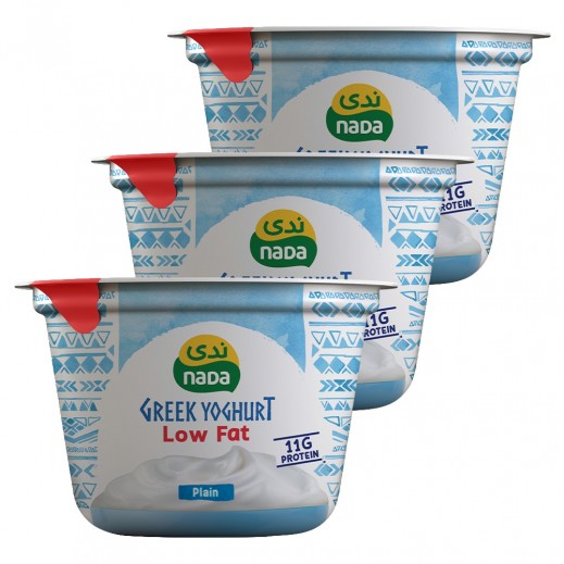 ندى - زبادي يوناني قليل الدسم 3 × 160 جم