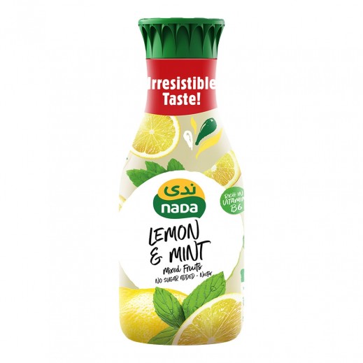 ندى - عصير نكتار الليمون والنعناع دون سكر مضاف 1.35 لتر - يتم التوصيل بواسطة توصيل فاست