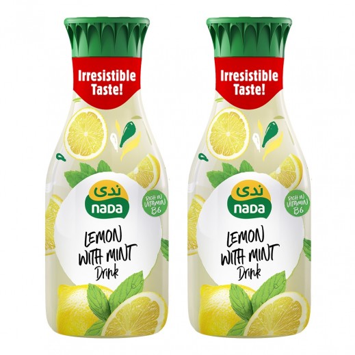 ندى - عصير ليمون بالنعناع - 2 × 1.35 لتر