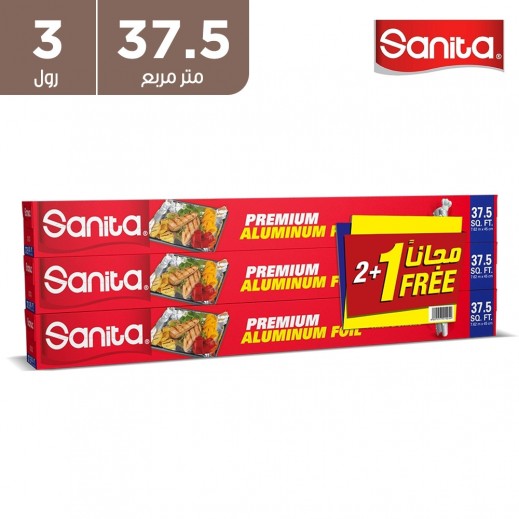  سانيتا - ورق قصدير 37.5 قدم مربع  - 3 حبة - يتم التوصيل بواسطة توصيل فاست