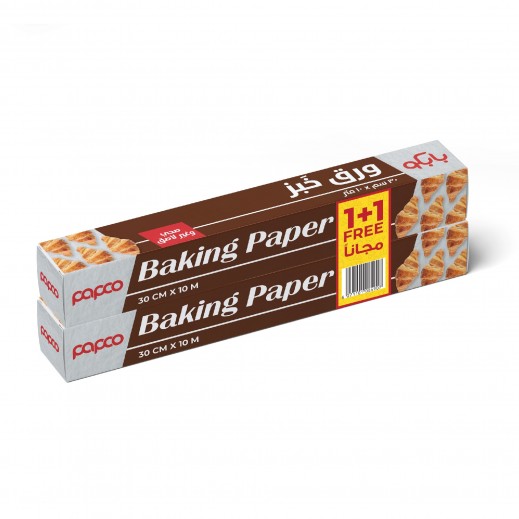 بابكو - ورق خبز 30 سم × 10 متر 1 + 1 مجانًا