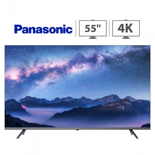 باناسونيك - تلفزيون أندرويد ذكي 55 بوصة بدقة 4K ألترا فائق الوضوح - يتم التوصيل بواسطة  AL-YOUSIFI فى خلال 3 ايام عمل 