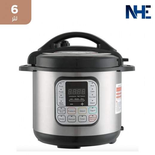 إن إتش إي قدر ضغط كهربائي 6 لتر - 16 في 1 - يتم التوصيل بواسطة توصيل فاست