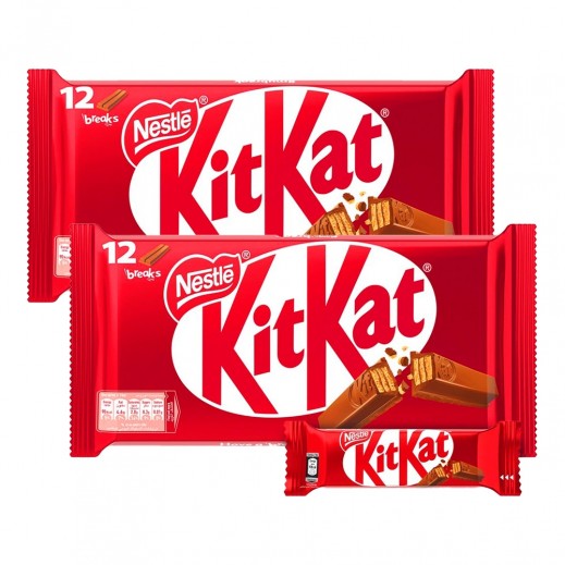 نستله شوكولاتة كيت كات الأصلية ٢ اصابع  24 × 17.7 جم 