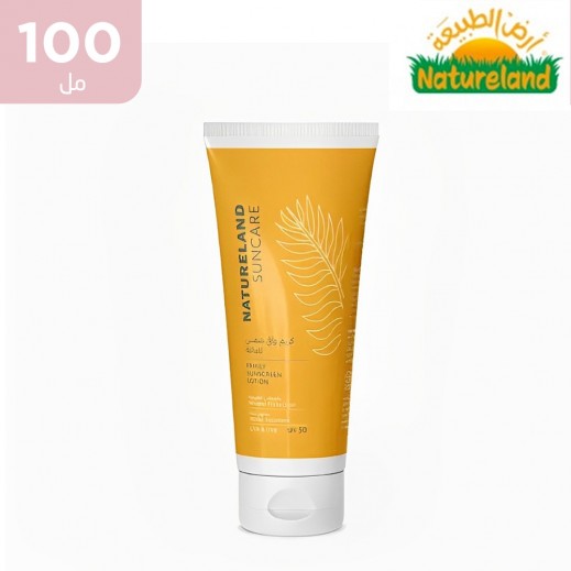 أرض الطبيعة لوشن واقي الشمس العائلي SPF50 سعة 100 مل 