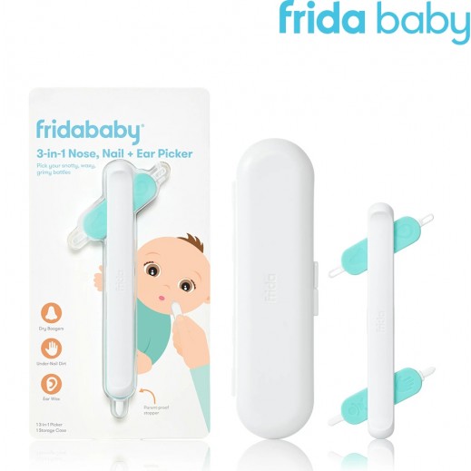 فريدابابي - منظف 3 في 1 للأنف والأظافر والأذن - يتم التوصيل بواسطة توصيل فاست
