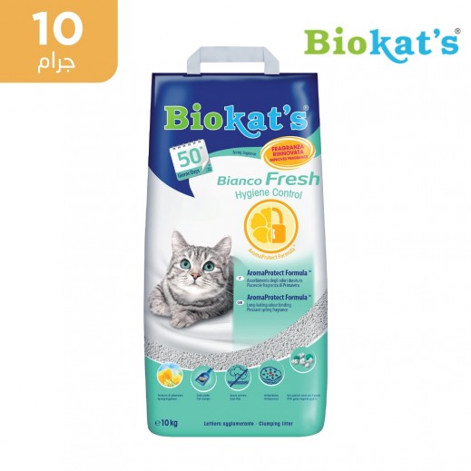 بيوكاتس بيونكو رمل طبيعي للقطط عالى الإمتصاص 10 كجم - يتم التوصيل بواسطة توصيل فاست