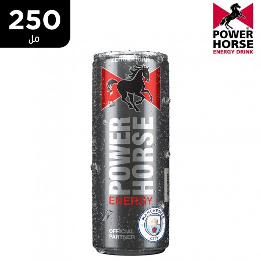 باور هورس - مشروب الطاقة علب بدون سكر 250 مل - يتم التوصيل بواسطة توصيل فاست