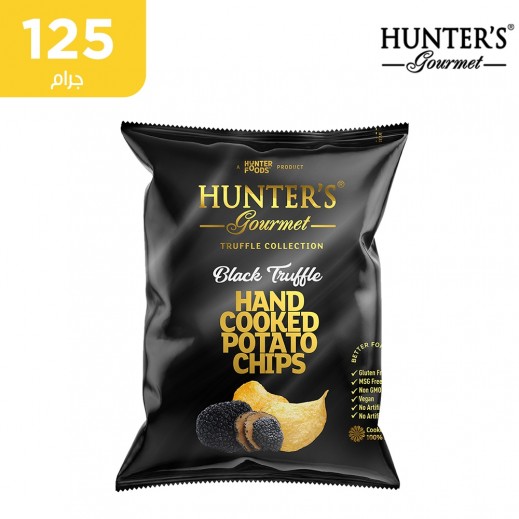 هانترز رقائق الشيبس المحضرة يدويًا بالكمأة السوداء 125 جم - يتم التوصيل بواسطة توصيل فاست