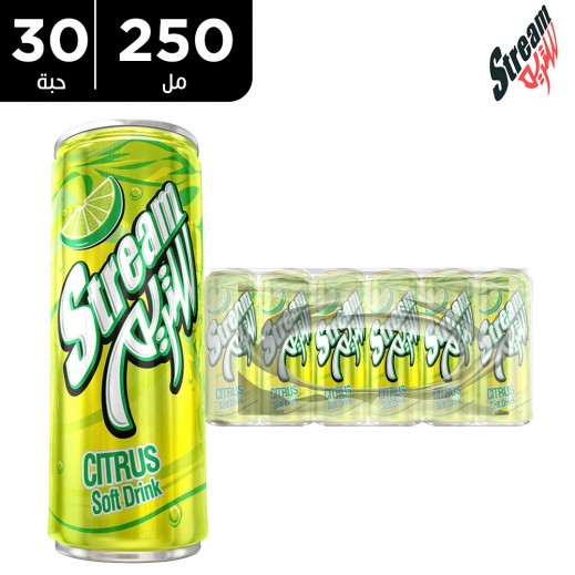 ستريم - مشروب غازي بنكهة الحمضيات 30×250 مل - يتم التوصيل بواسطة توصيل فاست