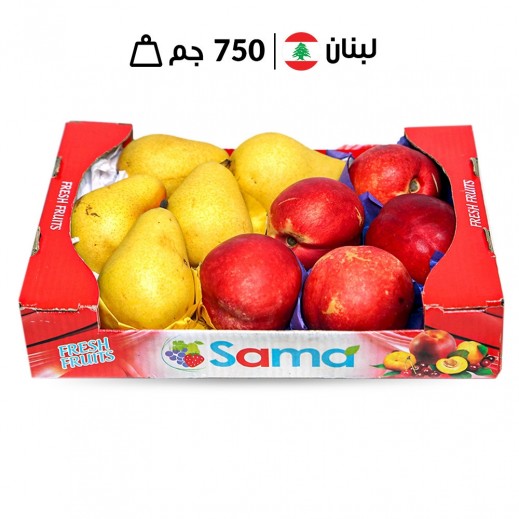 علبة إجاص ونكتارين لبناني طازج (750 جم تقريبًا)