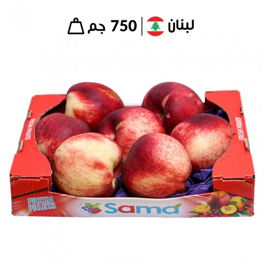 صندوق خوخ لبناني طازج 750 جم تقريبًا