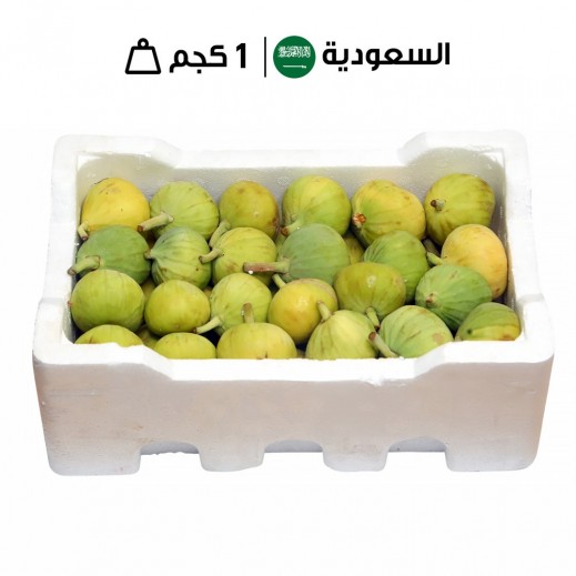 تين أخضر سعودي طازج 1 كجم تقريبًا