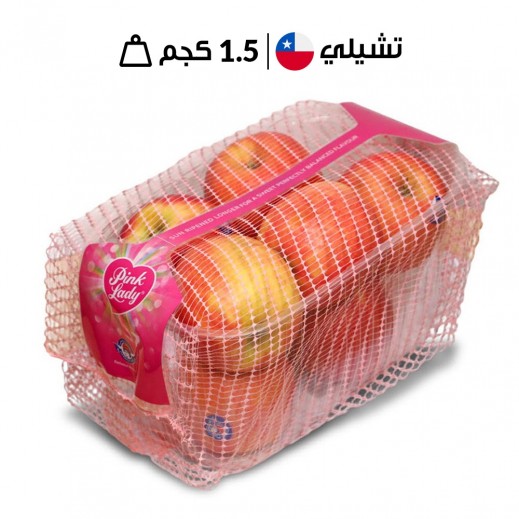 سلة تفاح بينك ليدي تشيلي طازج 1.5 كجم تقريبًا