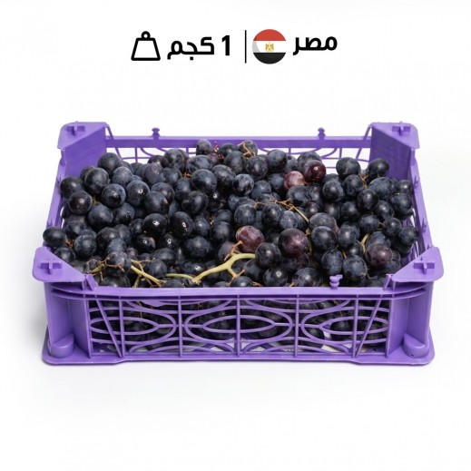 عنب أسود مصري طازج 1 كجم تقريبا