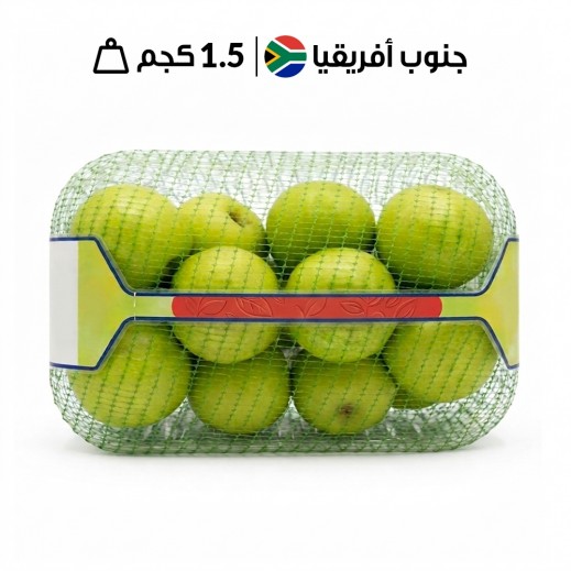 سلة تفاح أخضر جنوب أفريقي طازج 1.5 كجم تقريباً