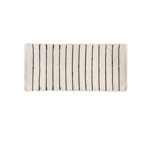 5 فايف سيمبلي سمارت سجادة حمام مخططة من الألياف الدقيقة 120 × 50 سم - يتم التوصيل بواسطة Taw9eel within 1 working day 