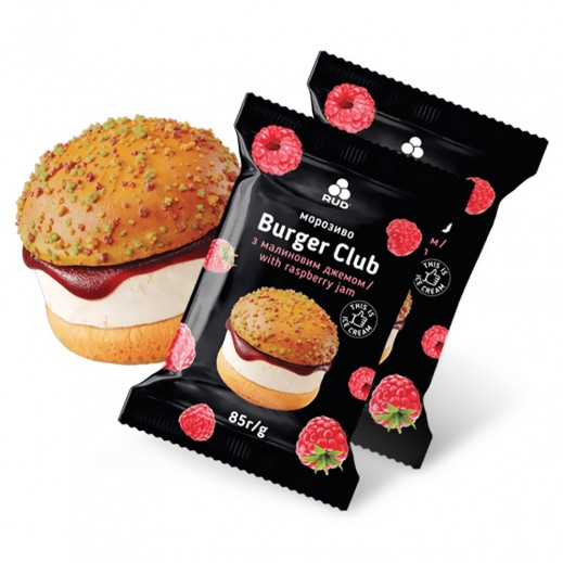 برجر كلوب آيس كريم برجر أبوظبي 2 × 85 جم