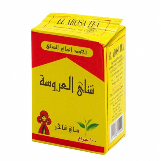 العروسة - شاي أسود فاخر 100 جرام - يتم التوصيل بواسطة توصيل فاست