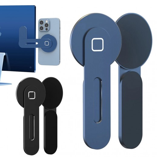 2 في 1 حامل هاتف مغناطيسي قابل للتعديل لأجهزة الكمبيوتر المحمول 