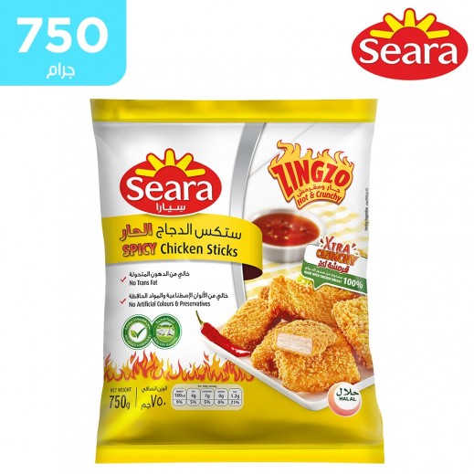 سيارا ستكس الدجاج الحار 750 جم - يتم التوصيل بواسطة توصيل فاست