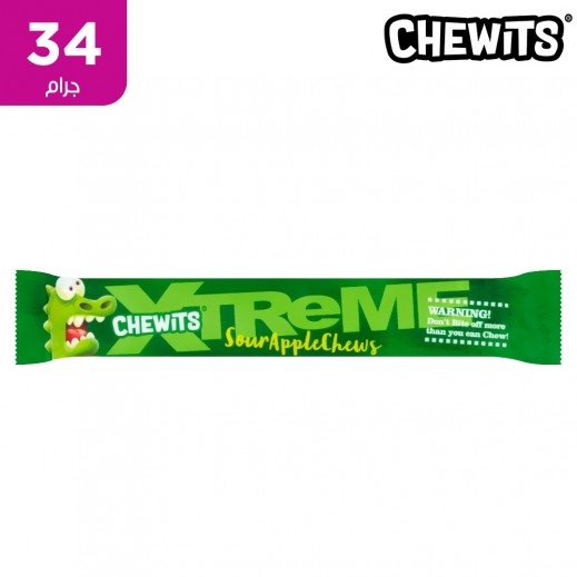 تشويتس - حلوى إكستريم بنكهة التفاح الحامض 34 جم